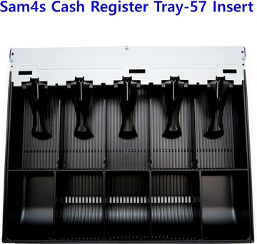 Cash Drawer Insert Money Tray, 5 Bills and 5 Coins, Compatible with Sam4s ER-5200, ER-5240, ER-5215, ER-380, ER-350, ER-520, ER-530, ER-650, ER-900 Series, SPS-300 Series
